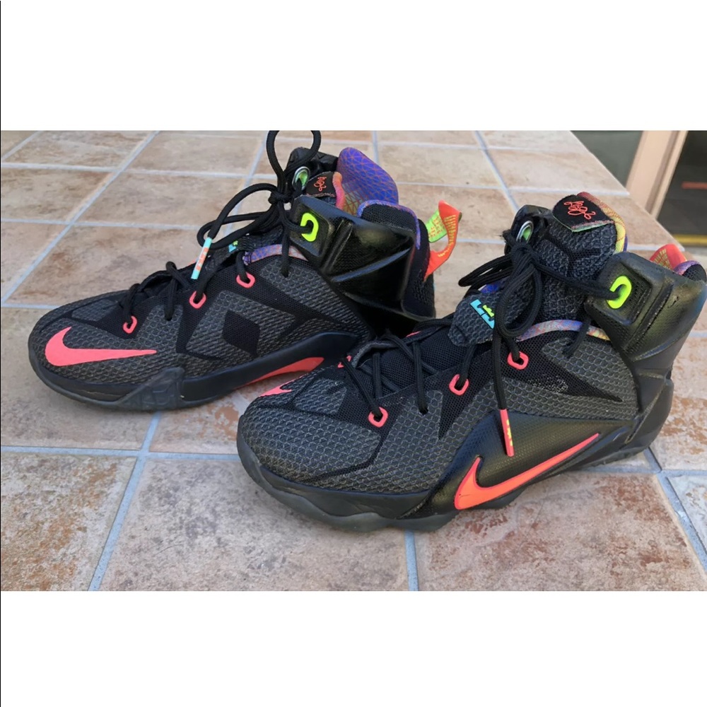 NIKE LeBron James XII DATA GS 5.5 Youth